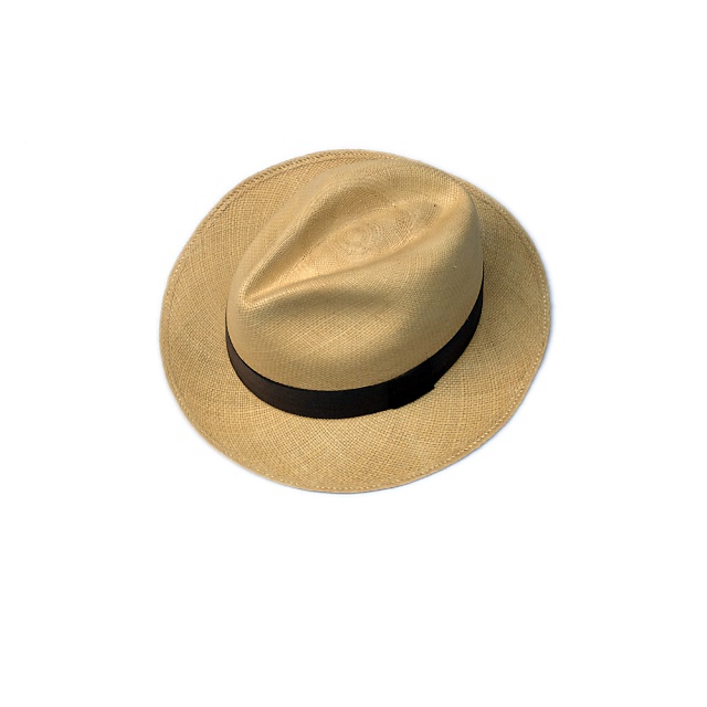Sombrero panama clásico habano de paja natural Sombrero panama clásico habano de paja natural