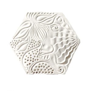 COASTER PANOT GAUDI WHITE O GREEN