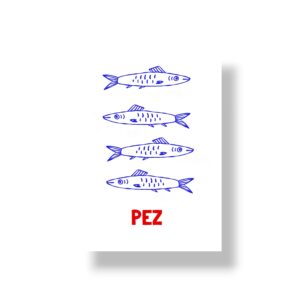 PRINT BLUE A5 – SMALL PASSAGE/TRAFALGAR